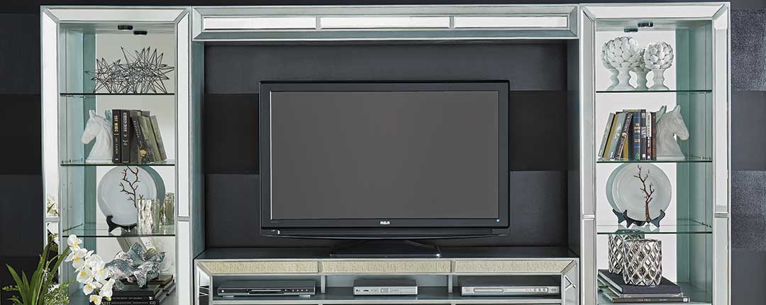 Image of tv and console